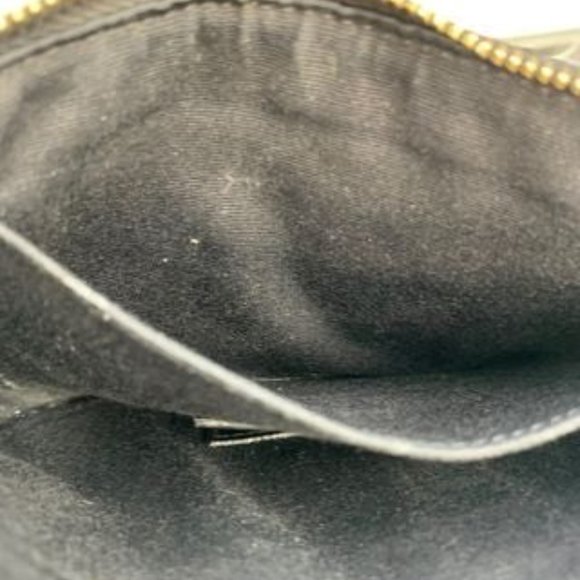 SAINT LAURENT Grain De Poudre Chevron Monogram Bill Pouch - Picture 12 of 14